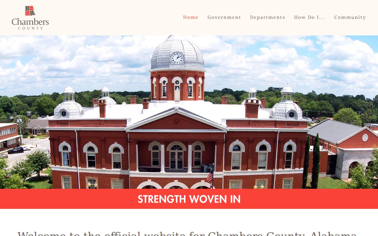 Chambers County Sheriff's Office website for warrant searches