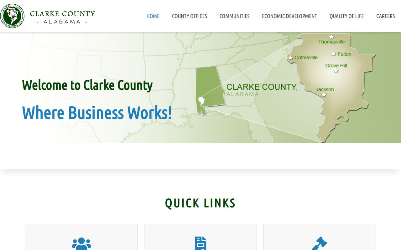 Clarke County Sheriff's Office website for warrant searches
